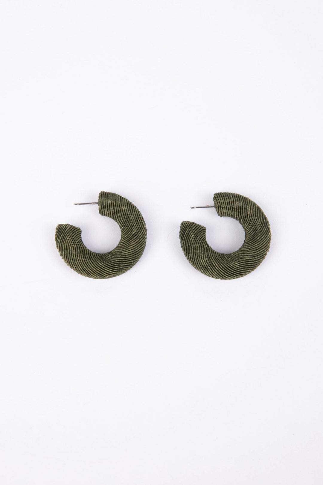 Jasper Earrings - Olive