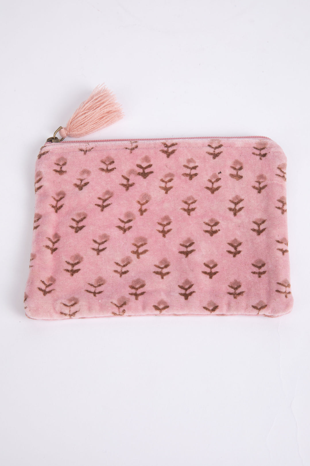 Velvet Pouch - Strawberry Fields