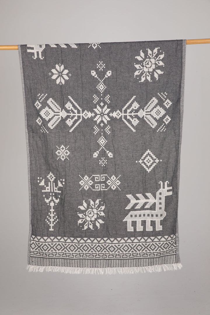 Grecian Towel - Santorini Black