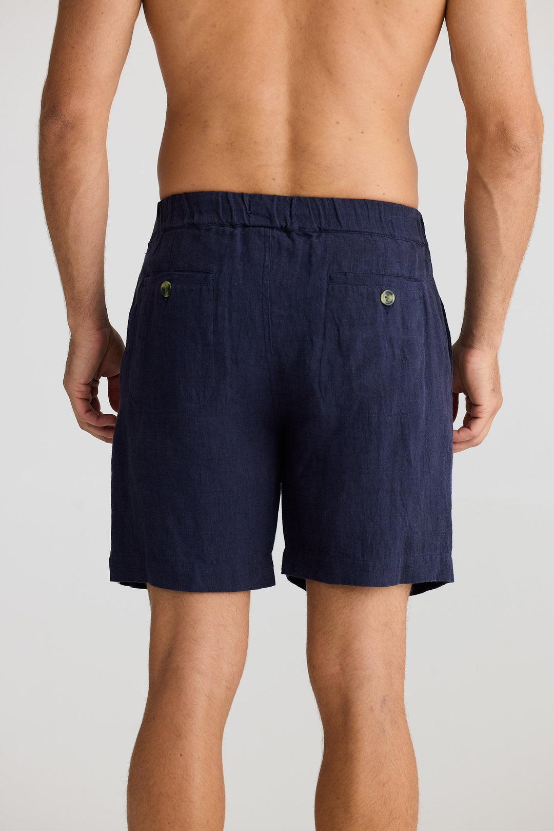Cornell Short - Navy Linen