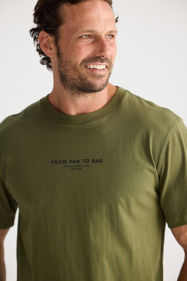 Par To Bar Tee - Khaki