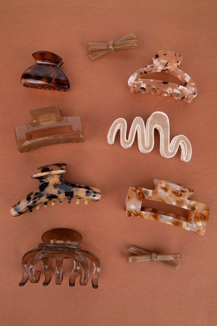 Lani Hair Claw - Taupe