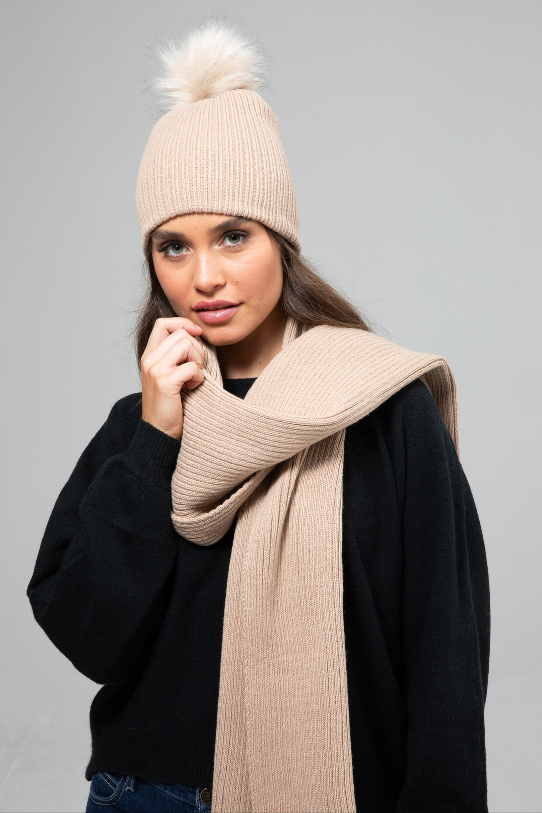 Moonlight Scarf - Stone