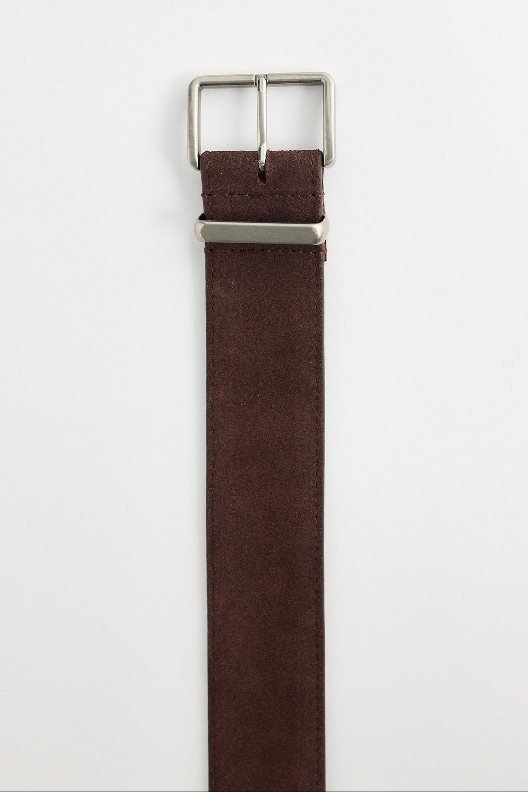 Carson Belt - Chocolate on a light background