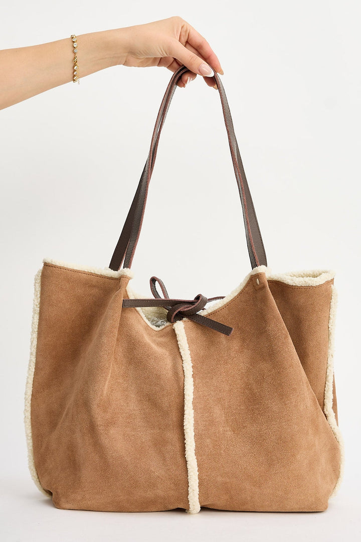 Ophelia Bag - Tan on a light background