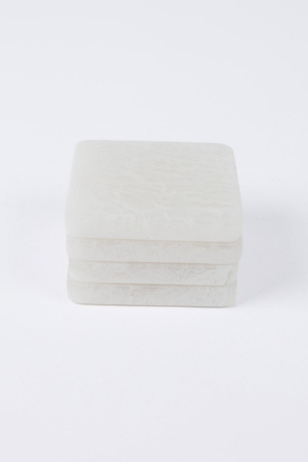 Square Coasters - White