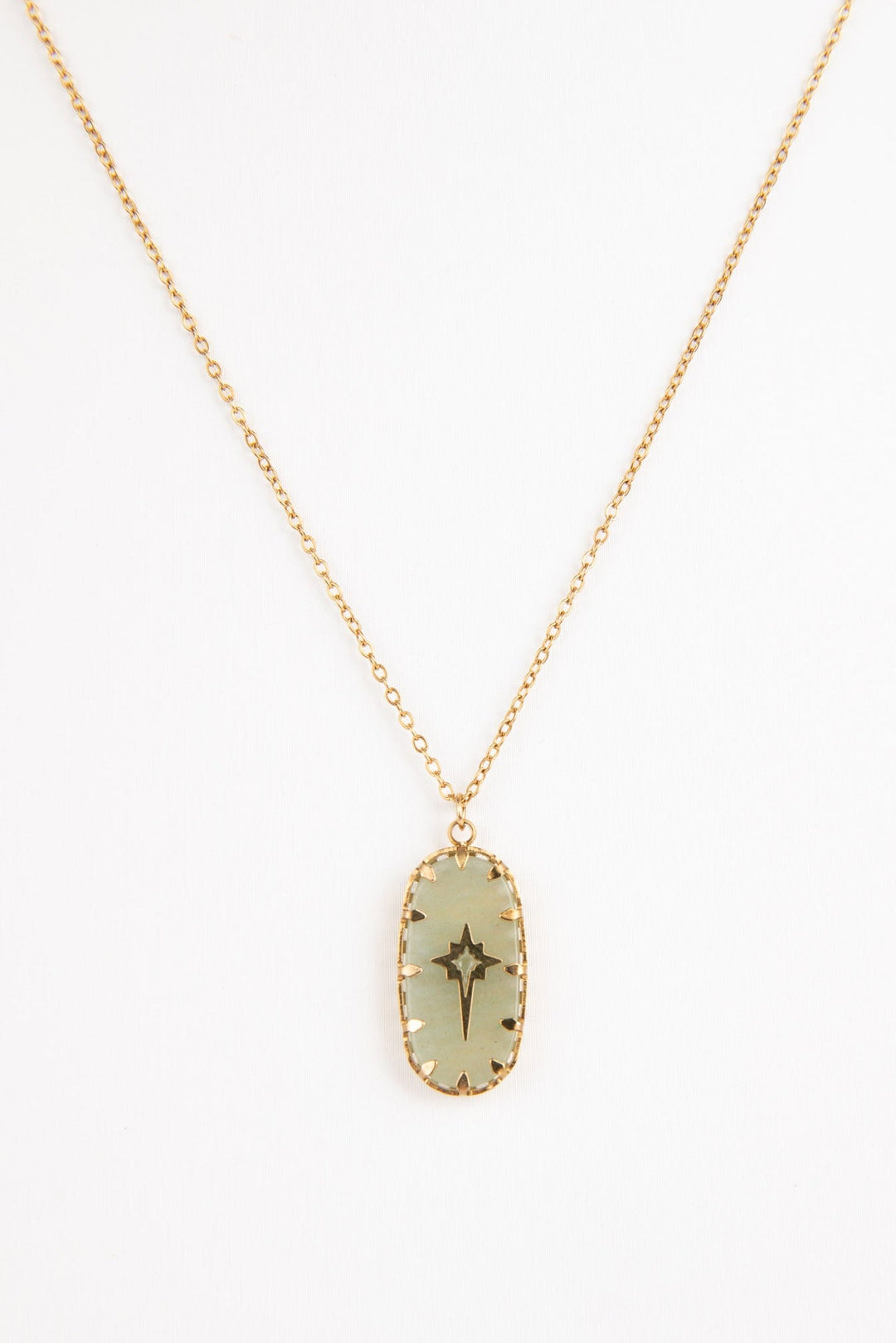 Shooting Star Necklace - Green