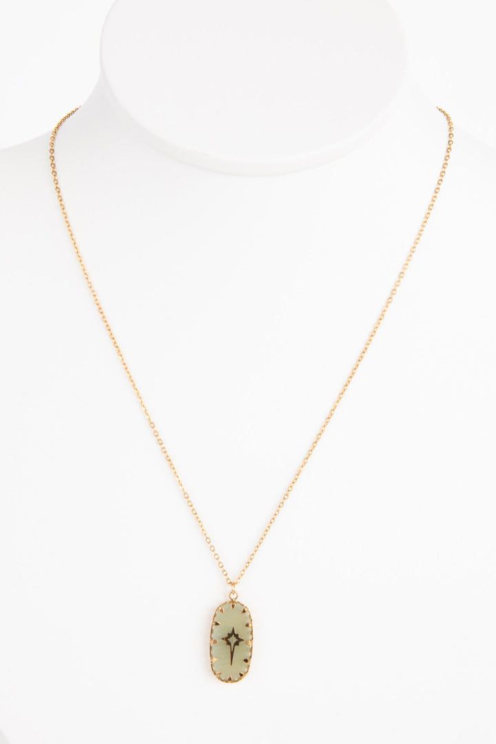 Shooting Star Necklace - Green