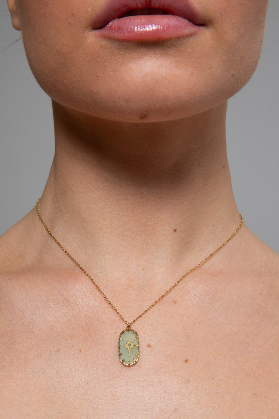 Shooting Star Necklace - Green