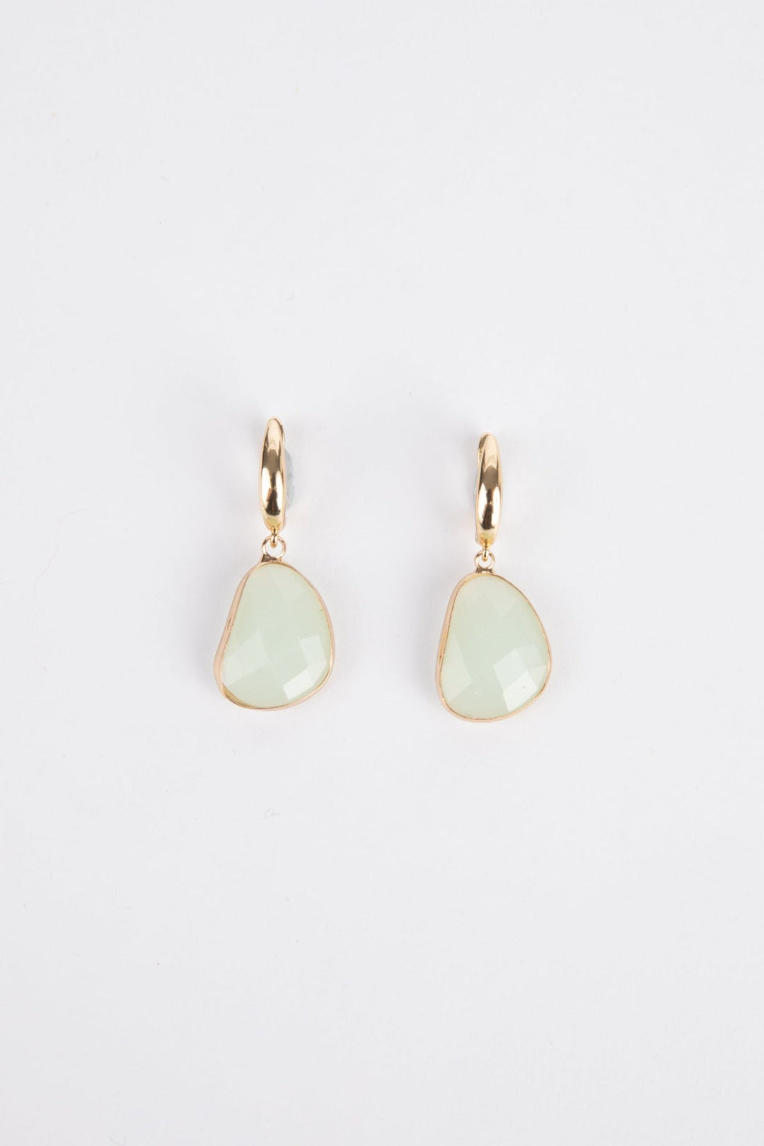 Bailey Jewel Earrings - Green Opal