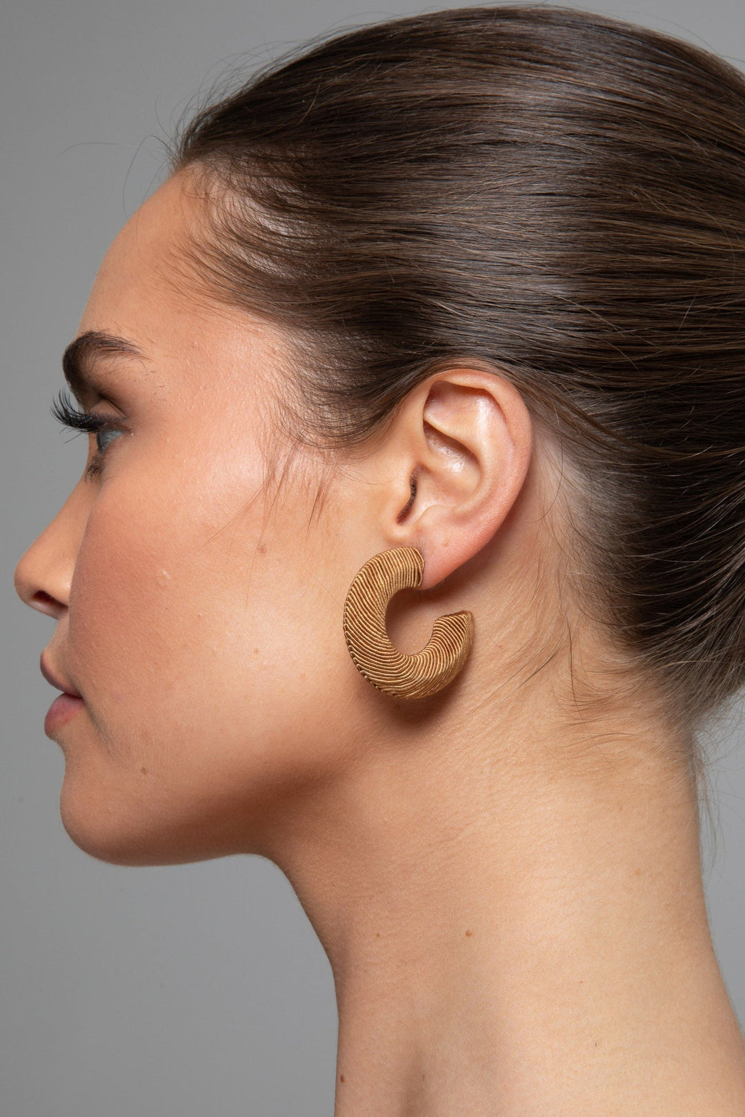 Jasper Earrings - Tan