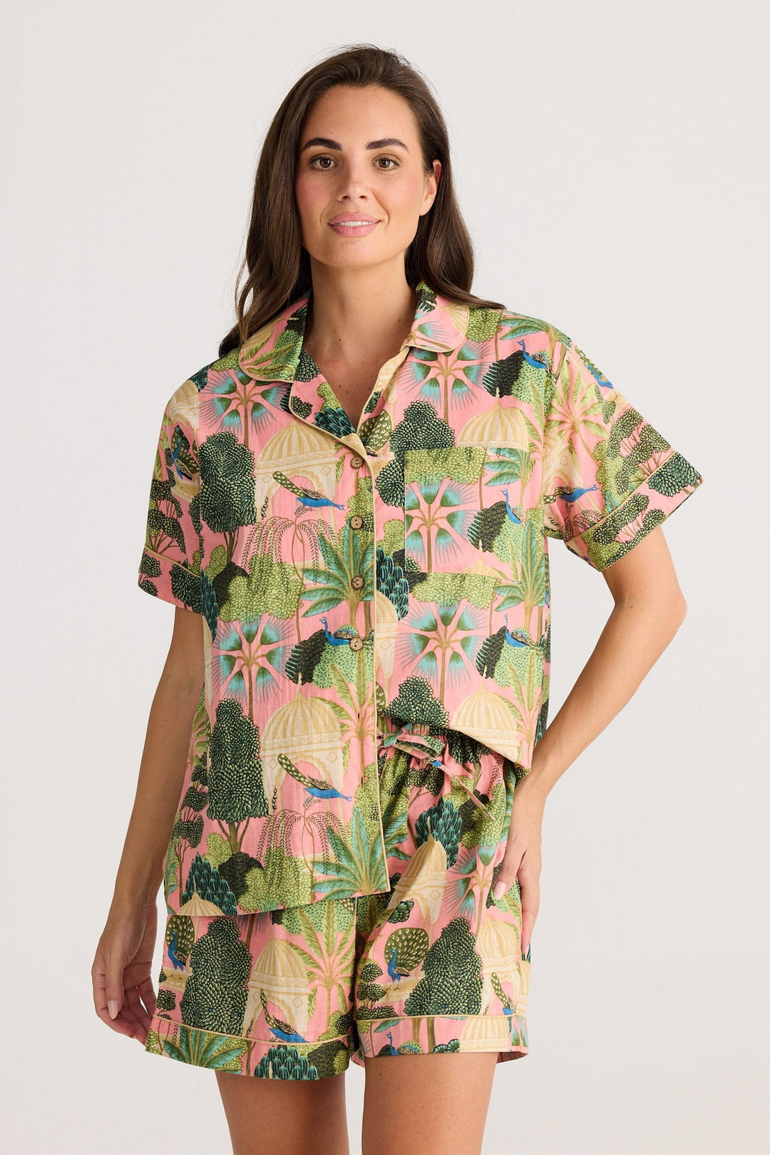 Namaste Pyjama Set - Zoya Print