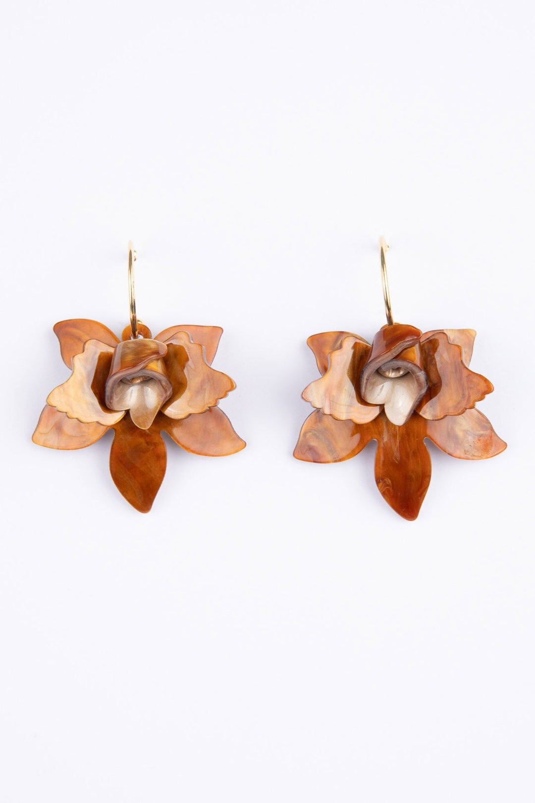 Alinta Earrings - Caramel