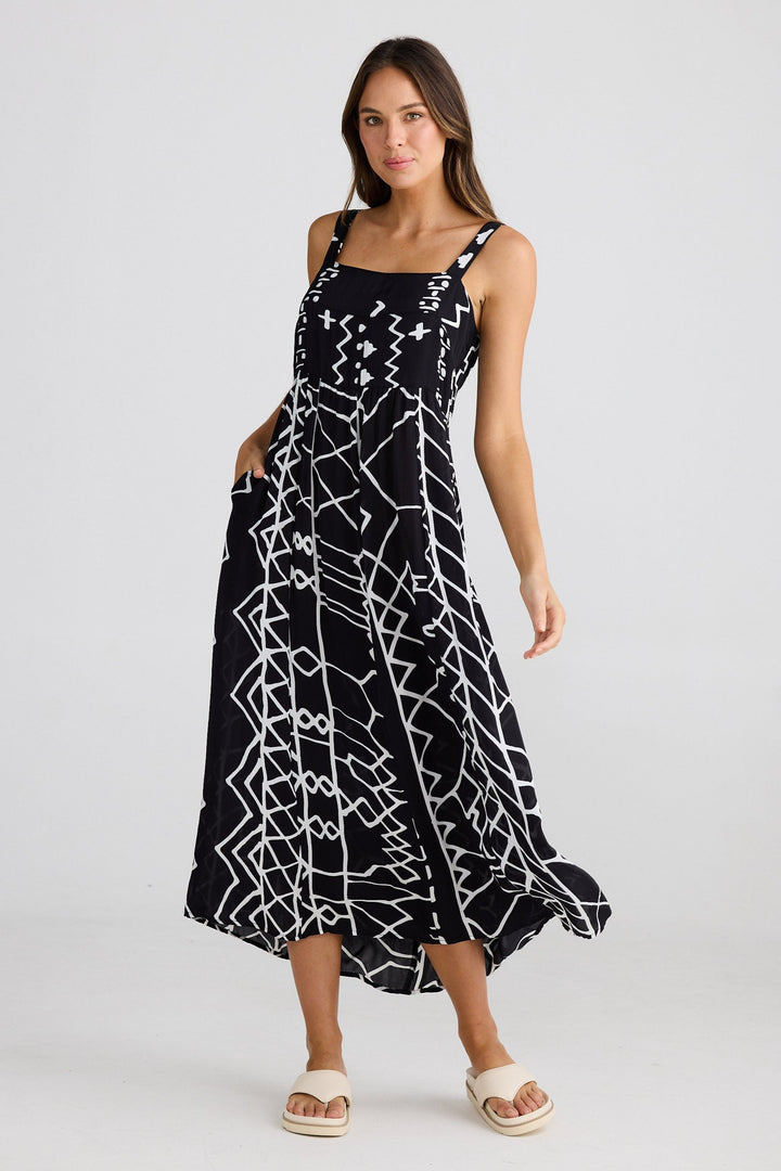 Bahama Dress - Black Indus
