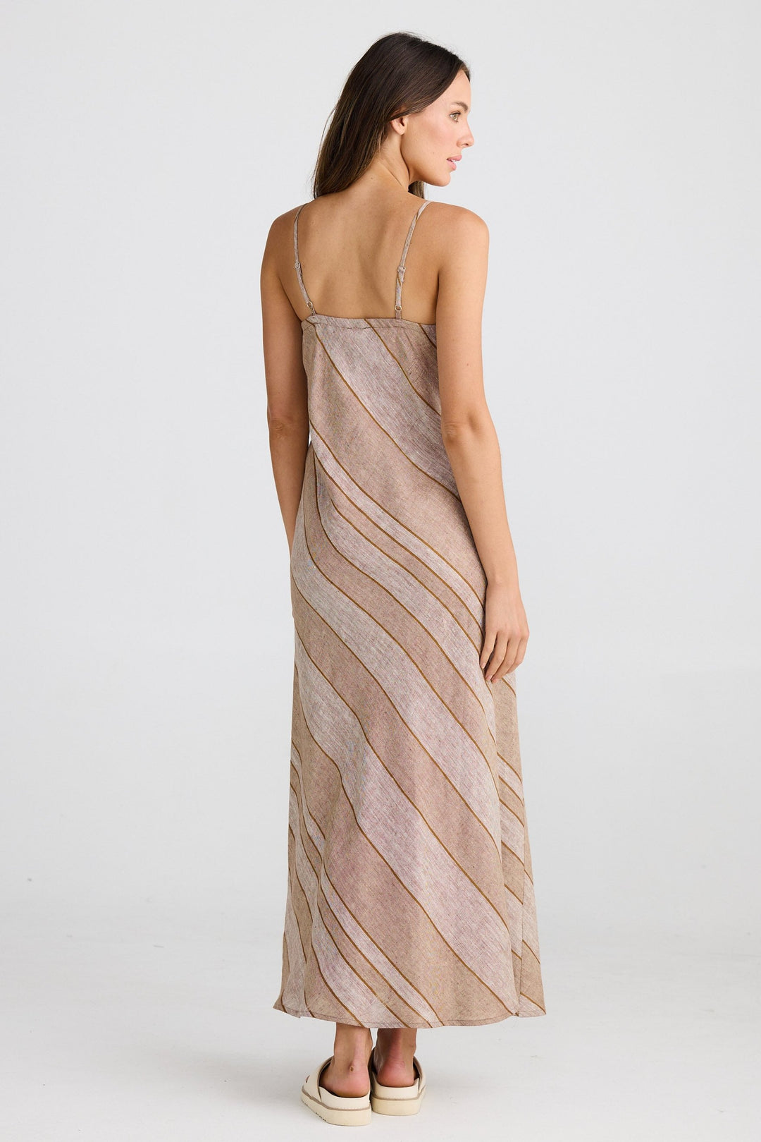 Claro Maxi Dress - Diego Stripe