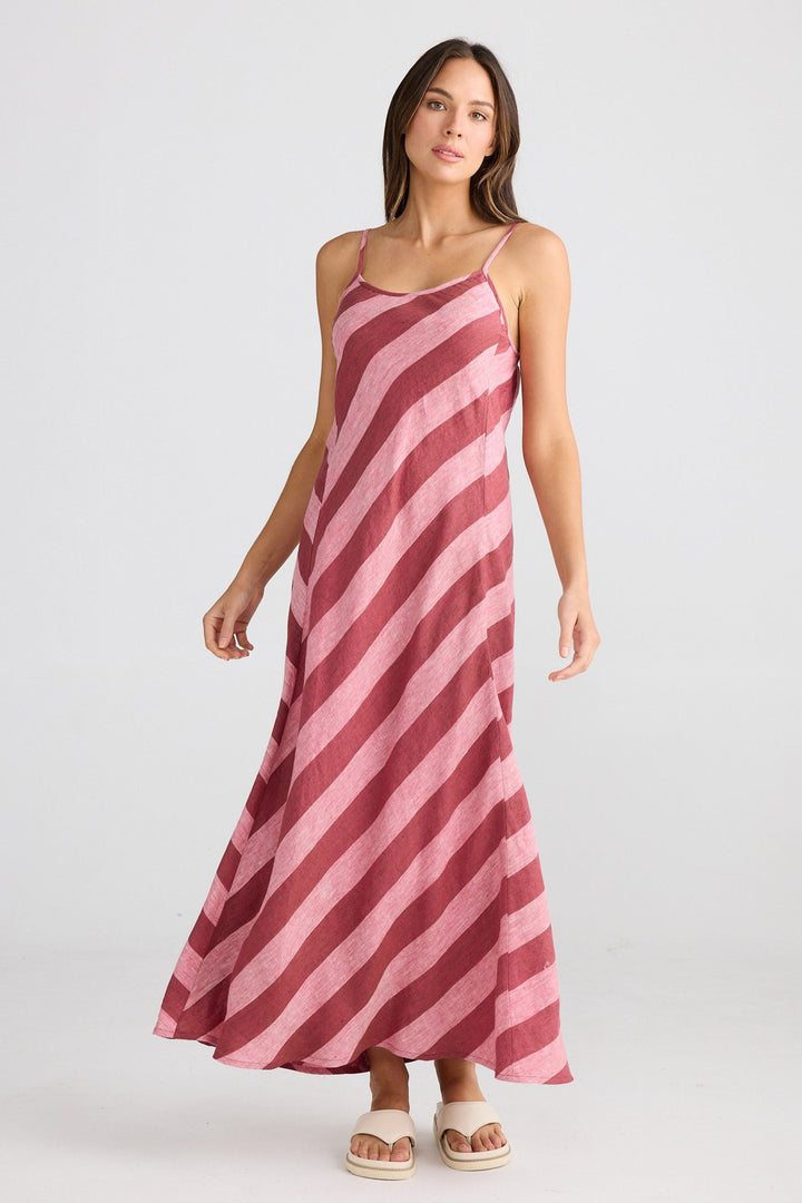 Claro Maxi Dress - Porto Stripe