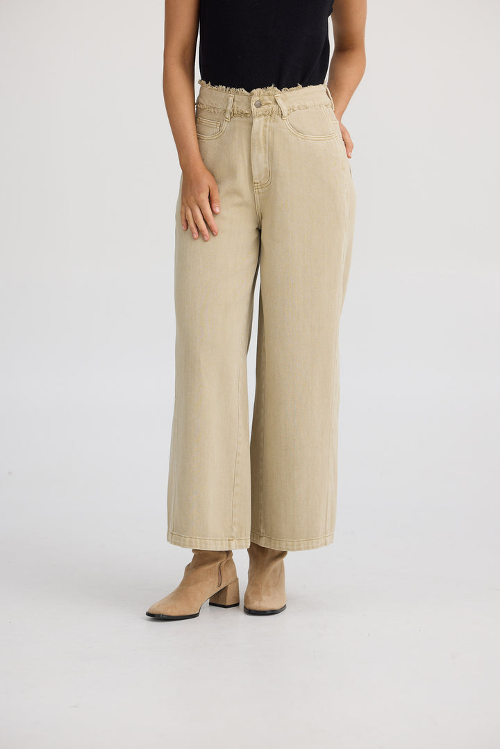 Milano Pant - Natural Wash