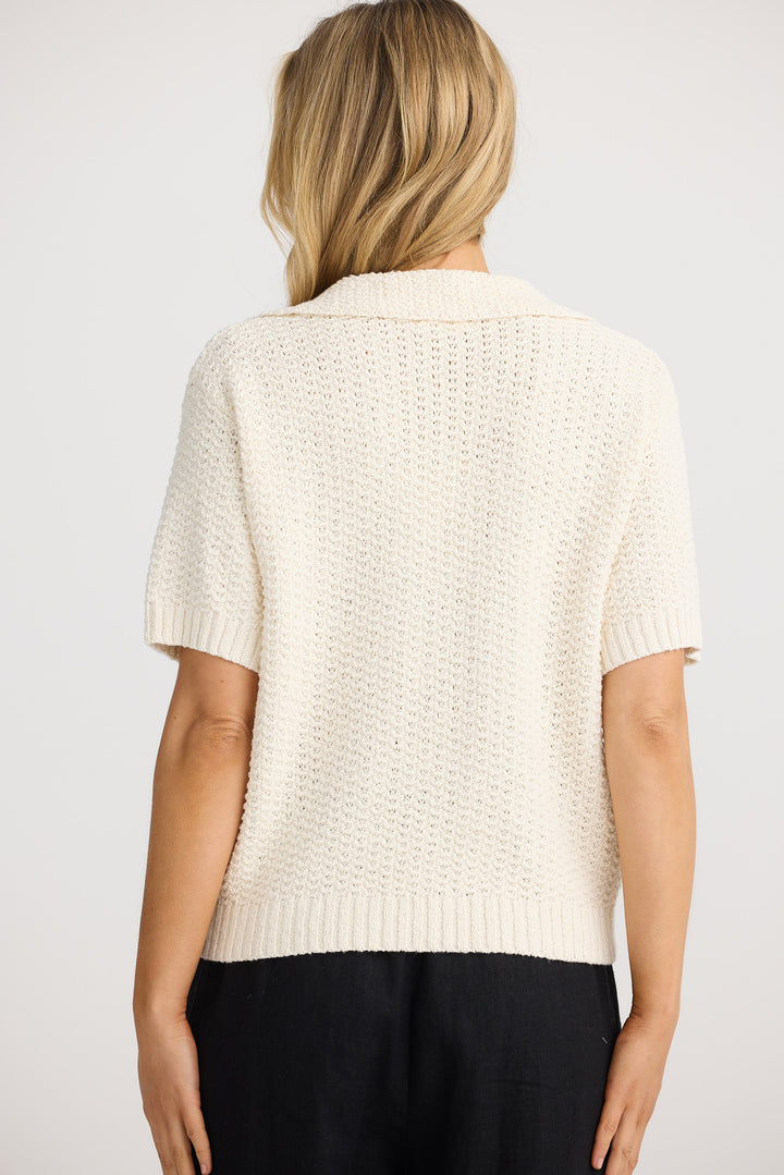 Ramona Knit Tee - Natural