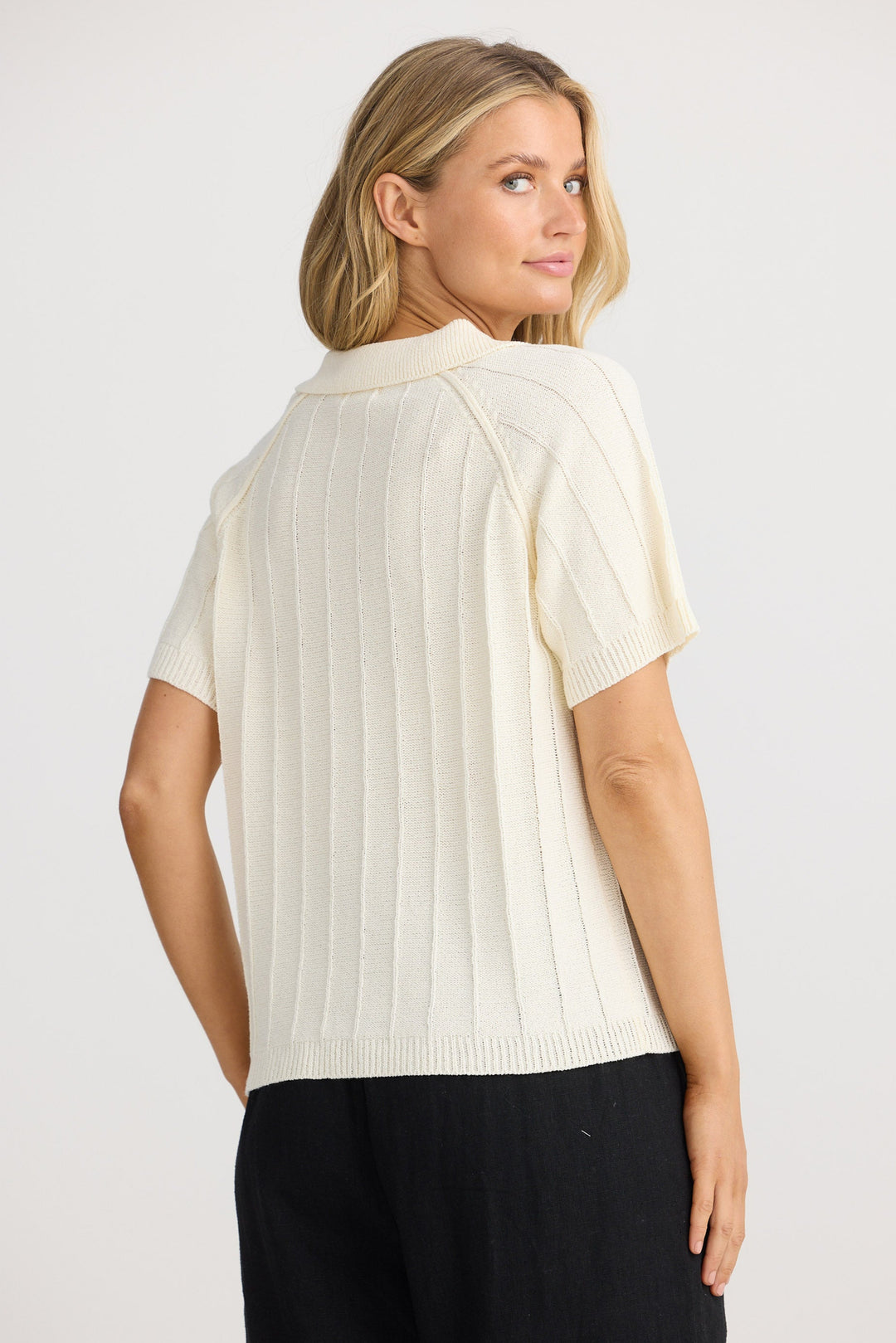 Emmi Knit Tee - Off White