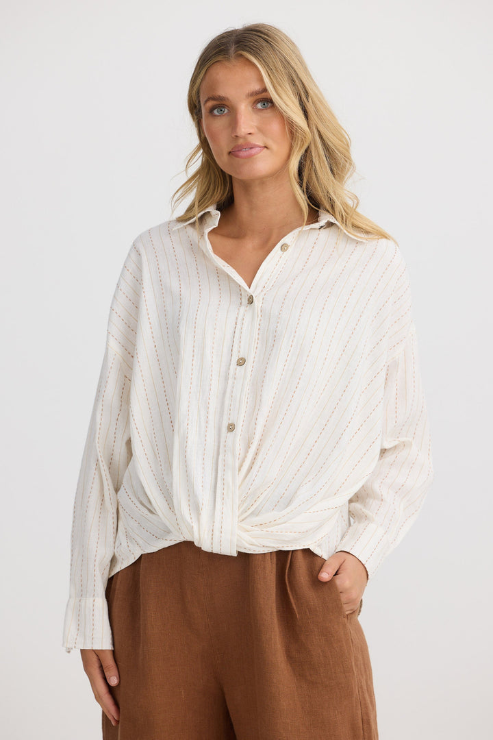 Bonita Shirt - Ecuador Stripe