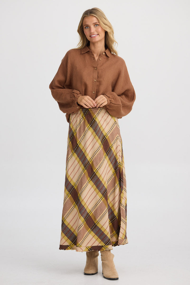 Sicily Skirt - Santiago Check