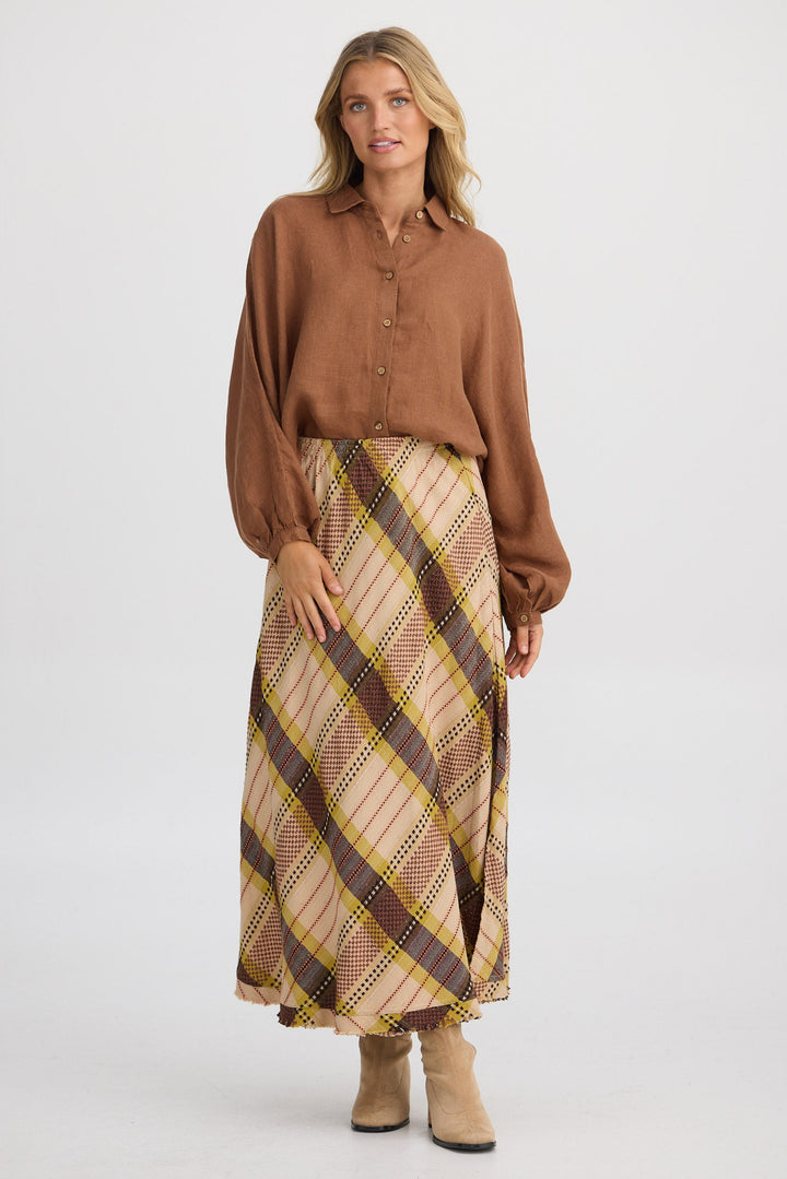 Sicily Skirt - Santiago Check