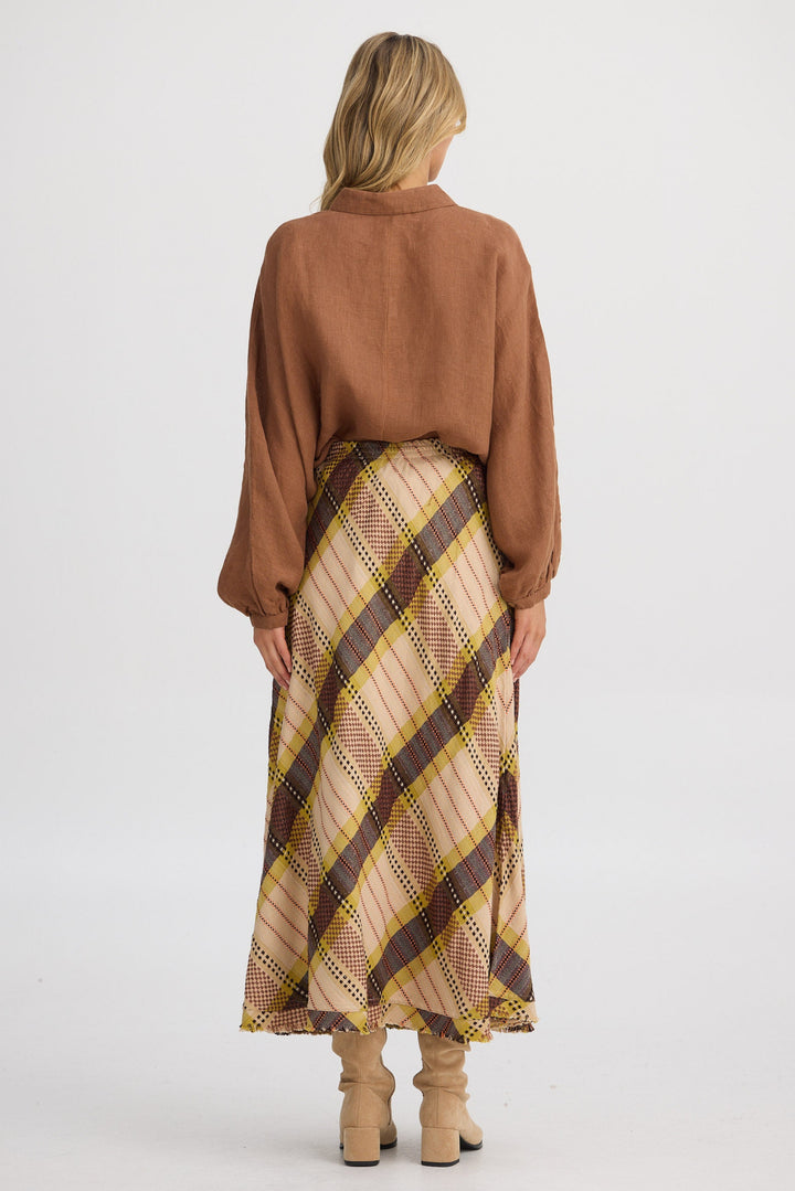 Sicily Skirt - Santiago Check