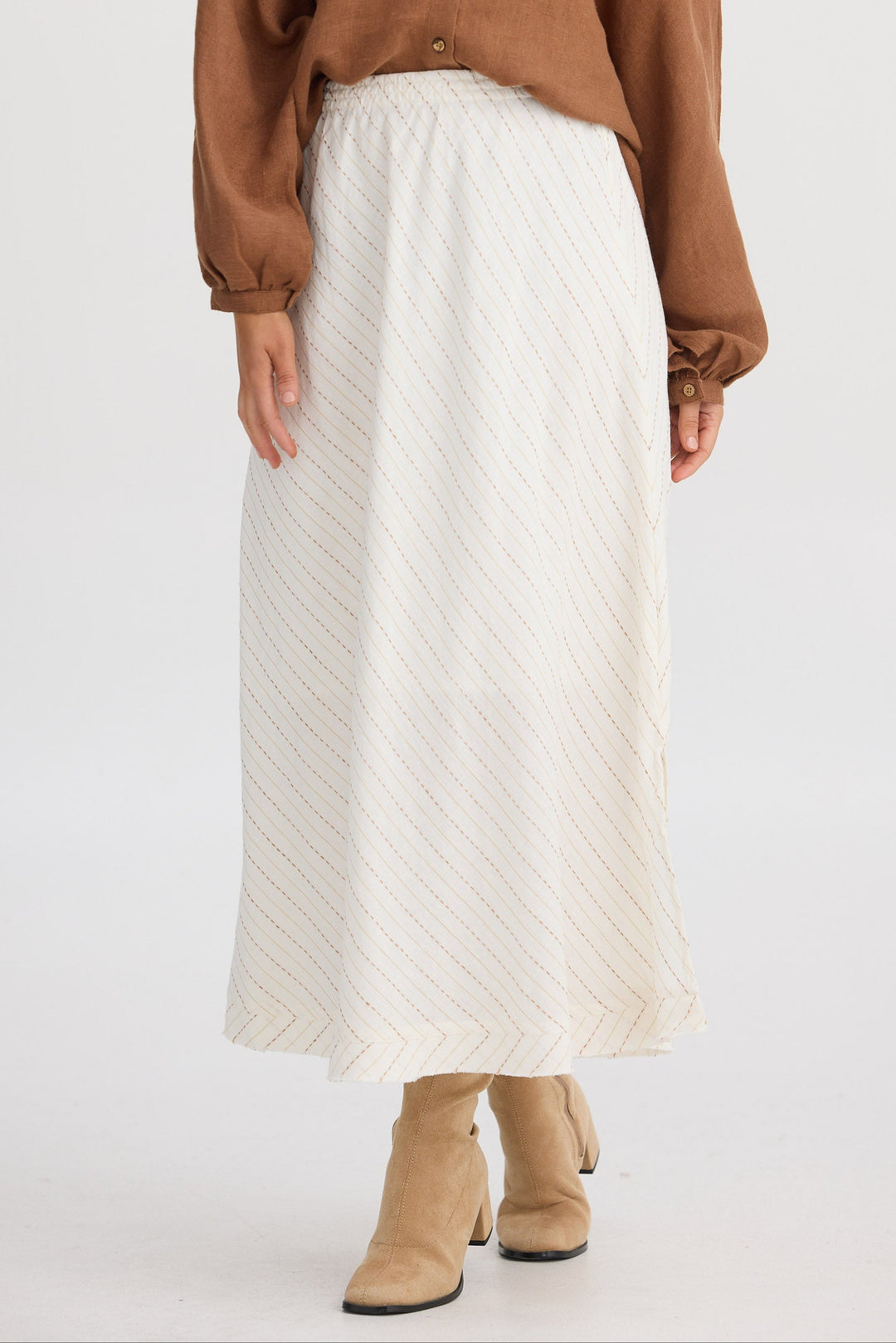 Sicily Skirt - Ecuador Stripe