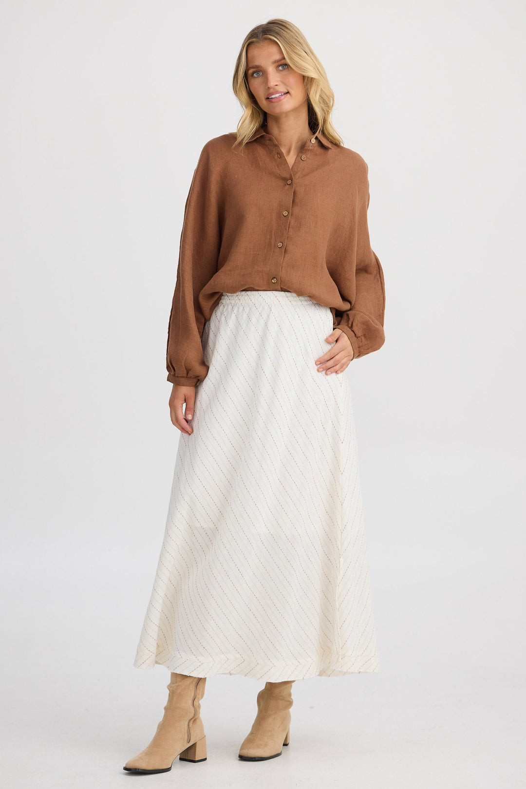 Sicily Skirt - Ecuador Stripe