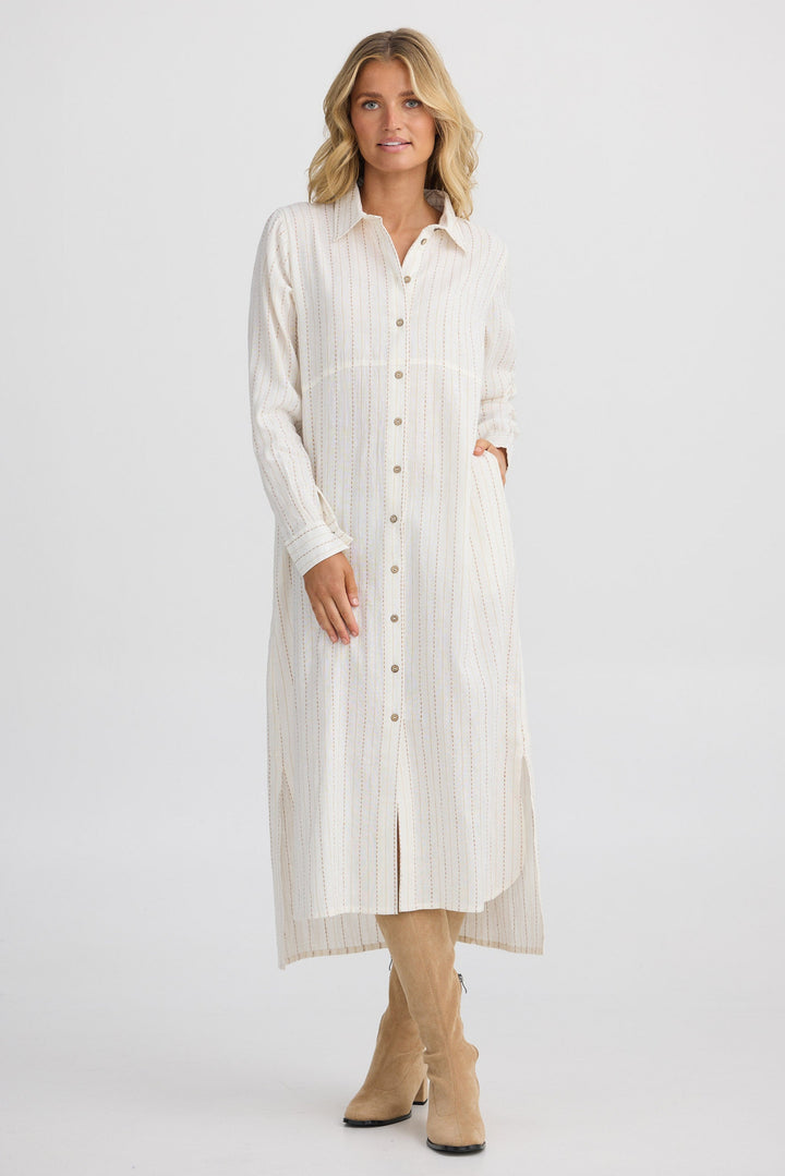 Castro Overshirt - Ecuador Stripe