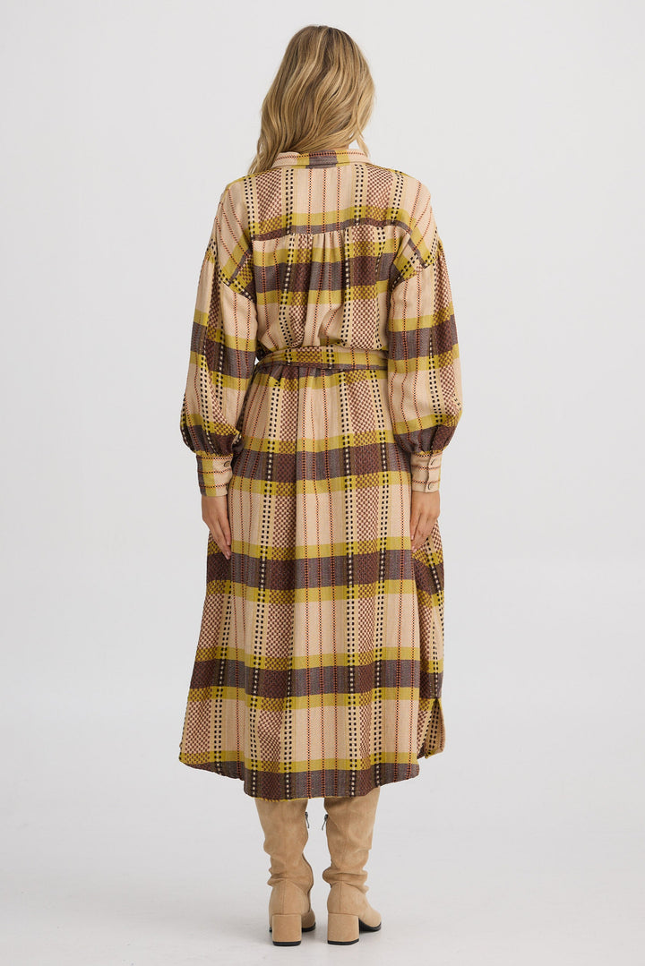 Patron Shirt Dress - Santiago Check