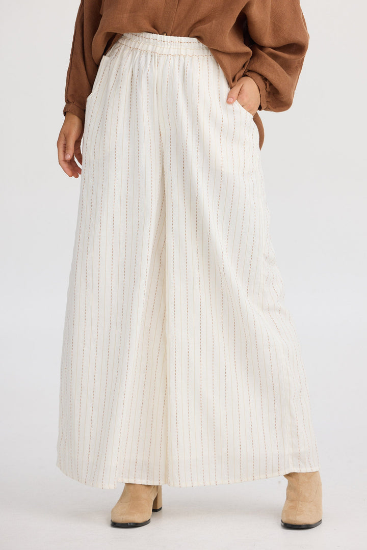 Positano Pant - Ecuador Stripe