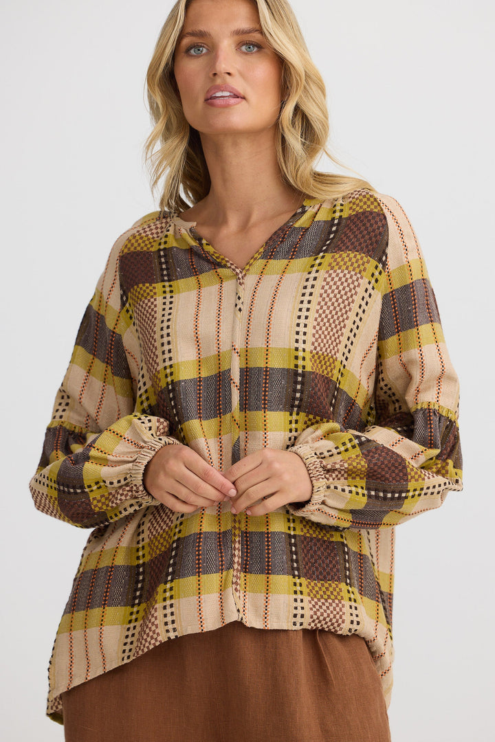 Salerno Top - Santiago Check