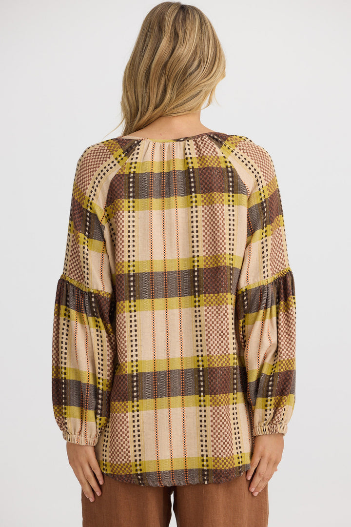 Salerno Top - Santiago Check