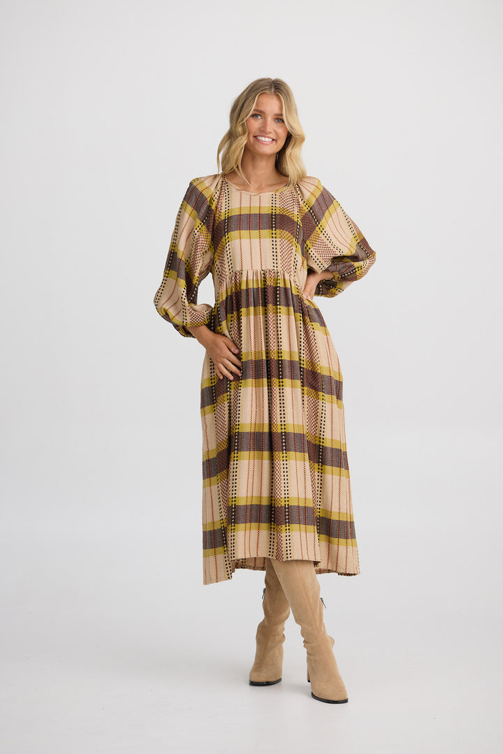 Angel Wings Dress - Santiago Check