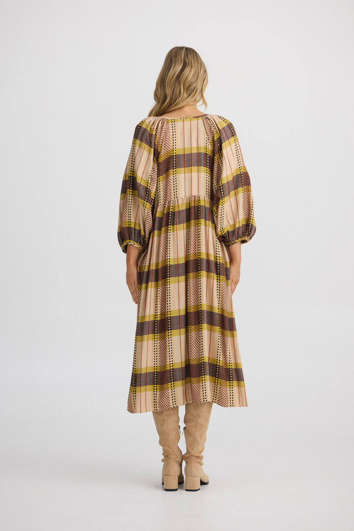 Angel Wings Dress - Santiago Check