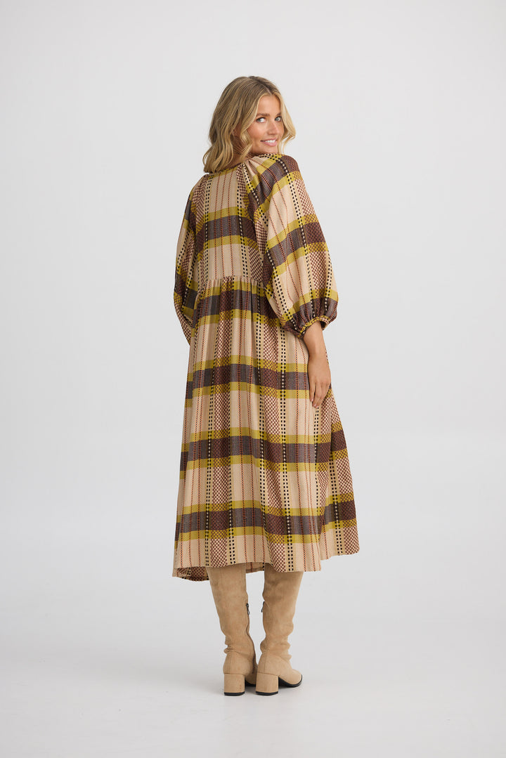Angel Wings Dress - Santiago Check