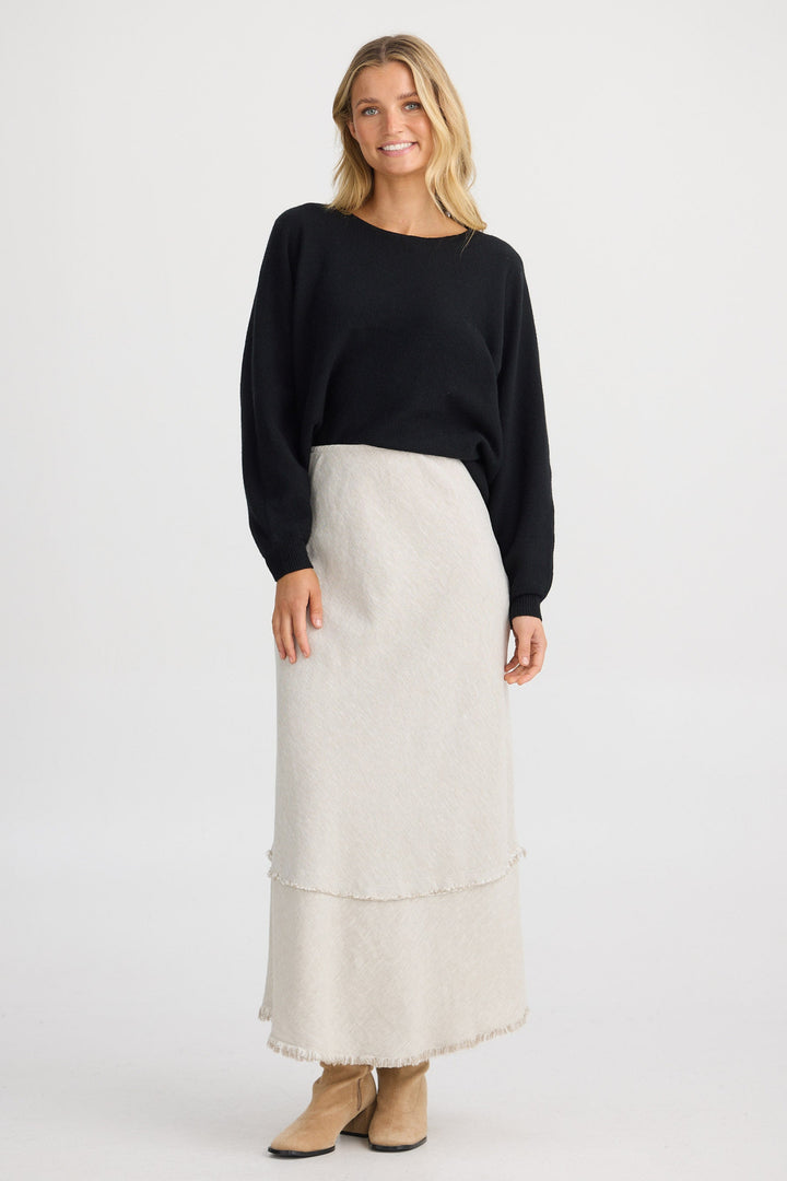 Pisa Skirt - Natural Linen