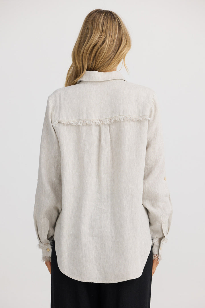 Cadiz Shirt - Natural Linen