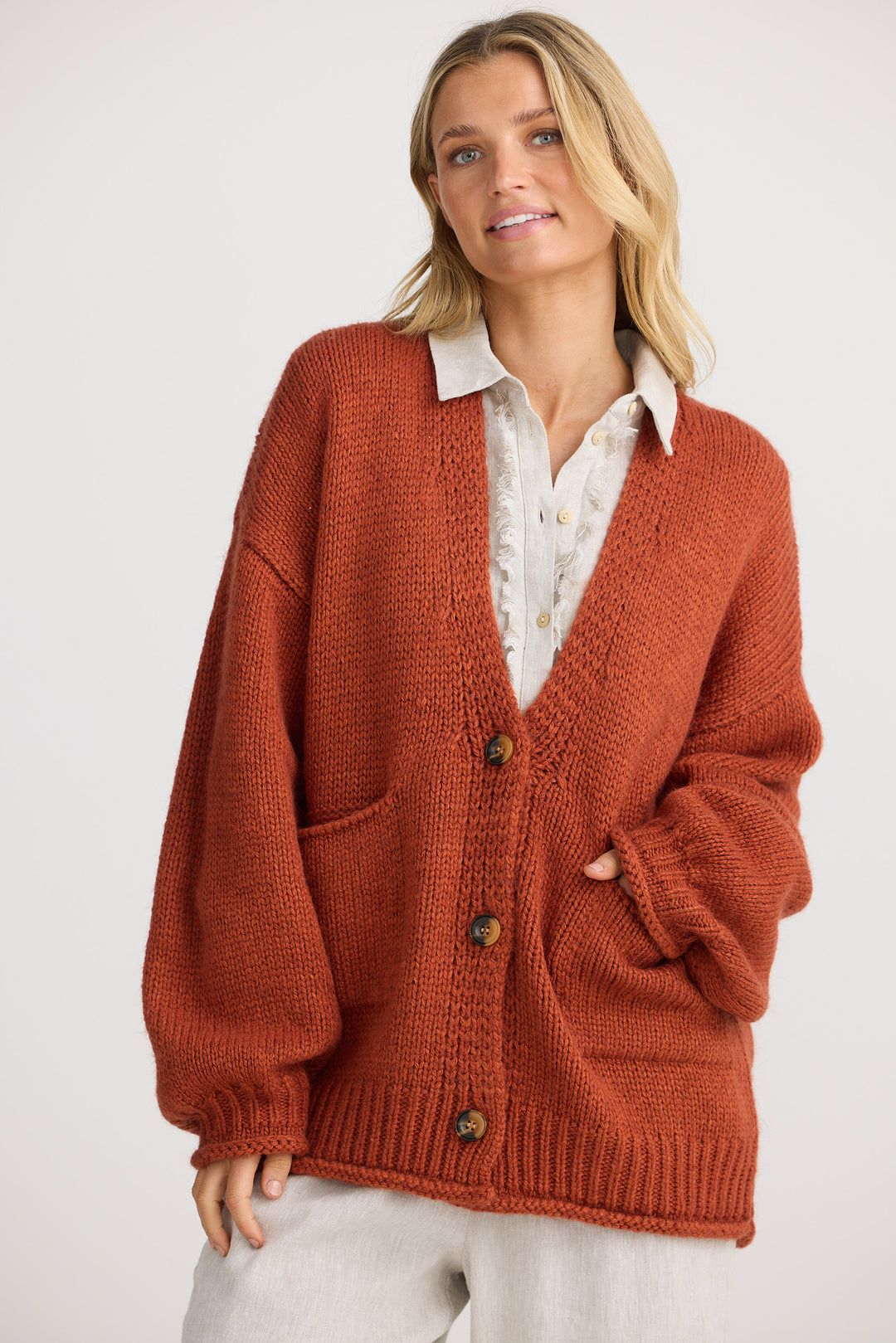 Abrazo Cardigan - Spice