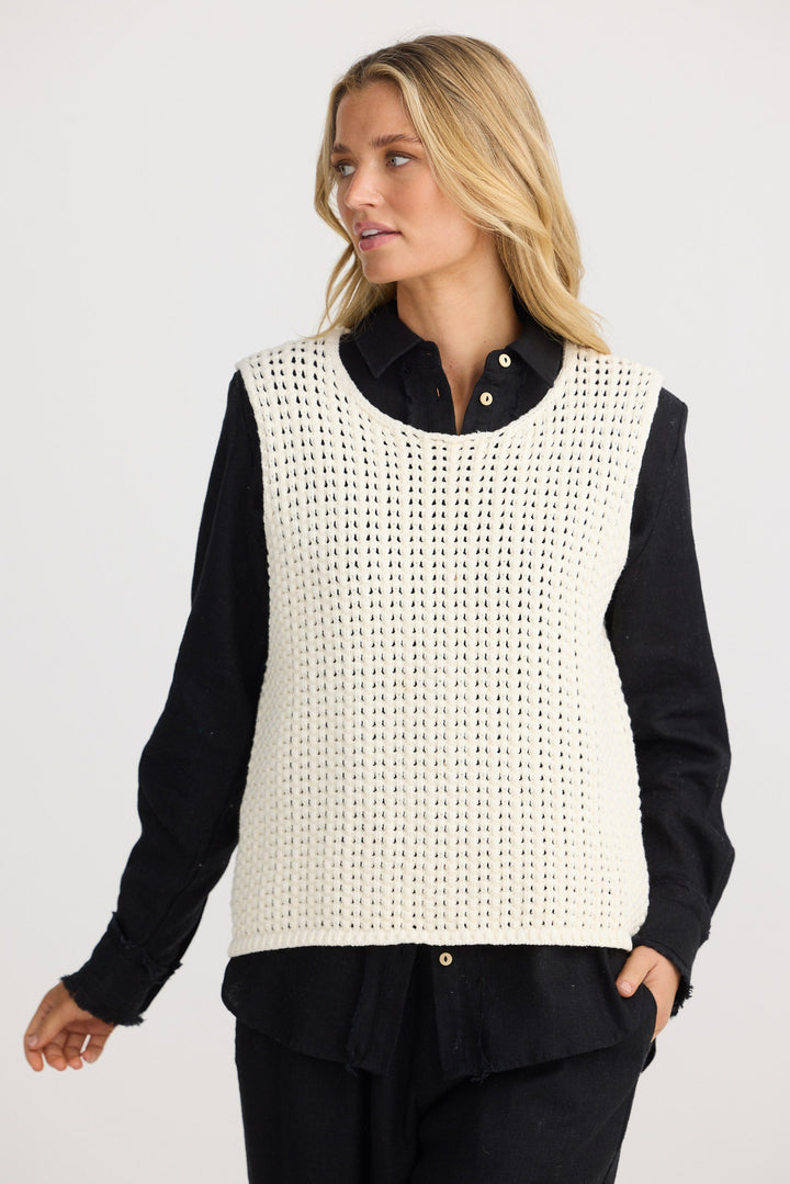 Maddison Vest - Off White