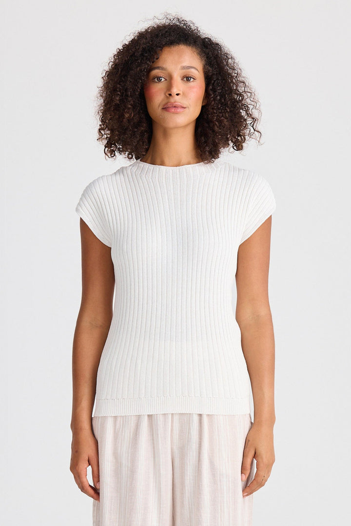 Asha Knit Top - Natural