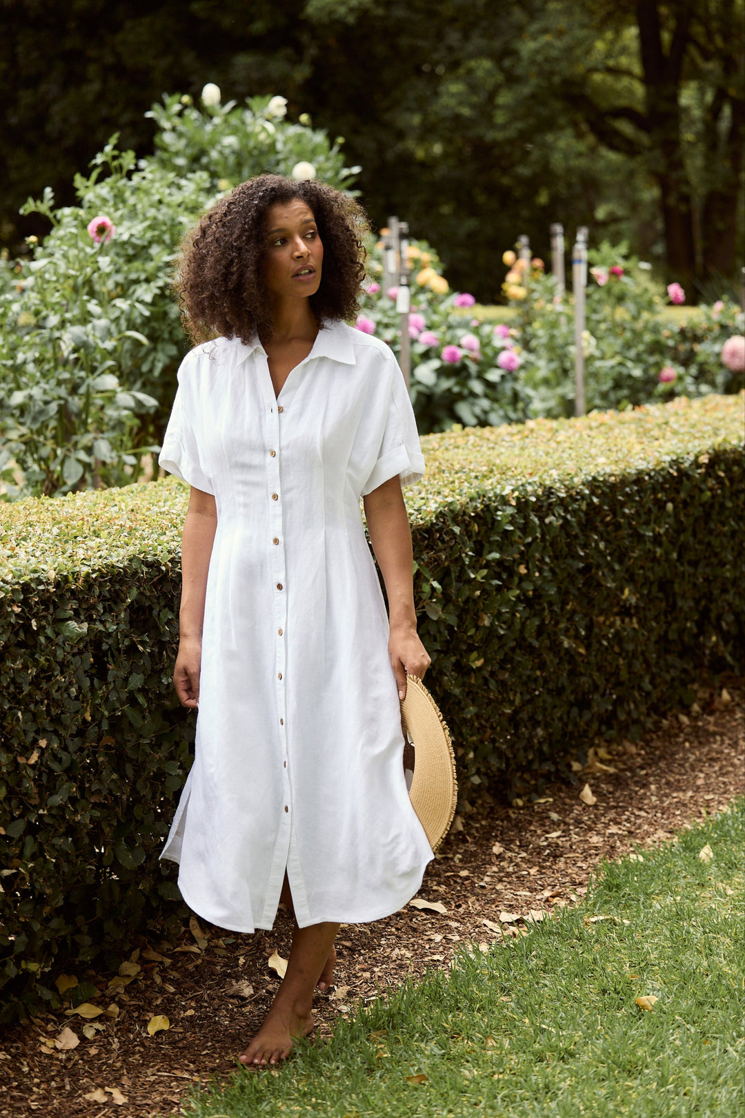 Felicita Dress - White