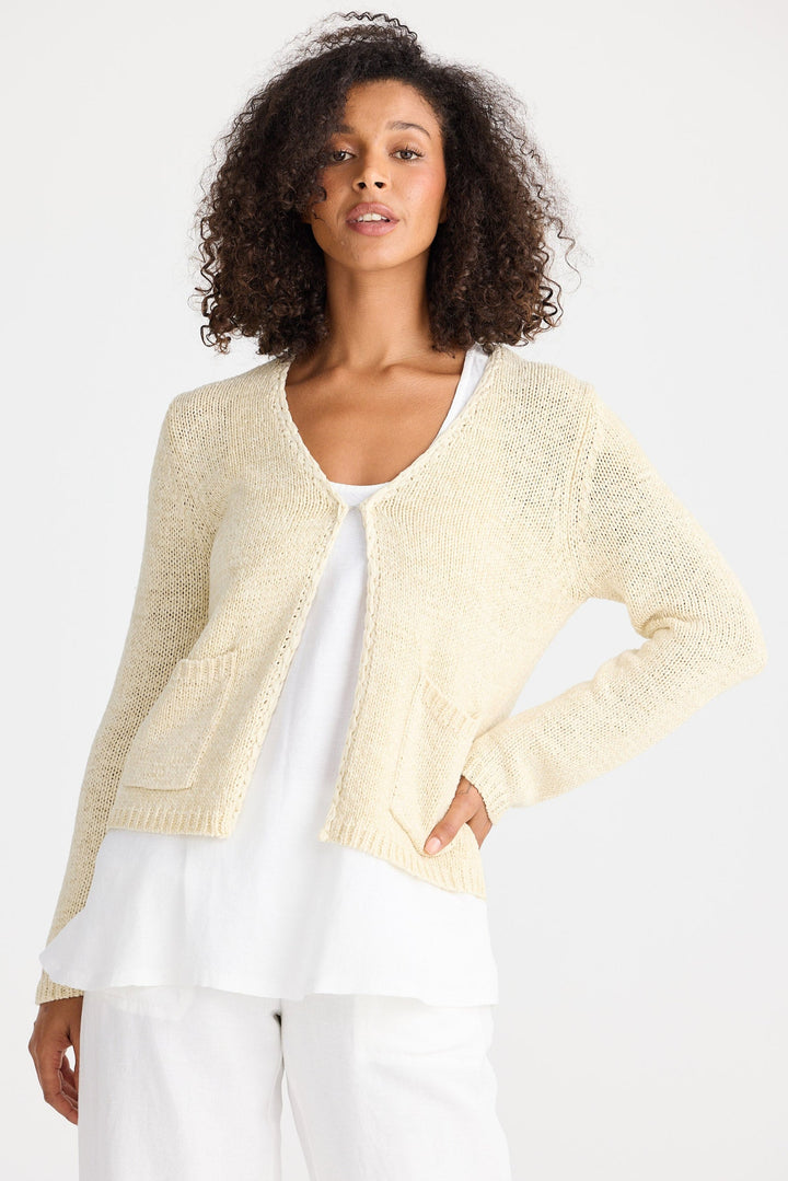 Saffron Cardi - Natural