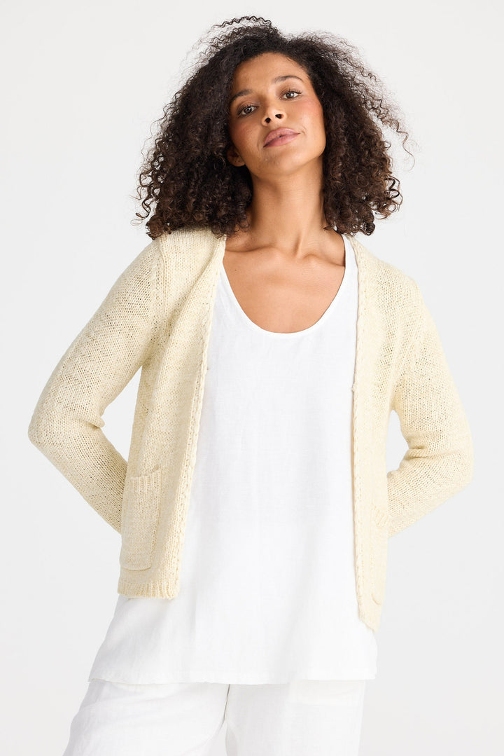 Saffron Cardi - Natural