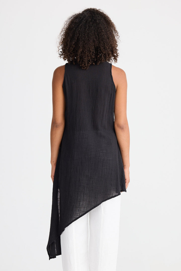 Sicily Singlet - Black