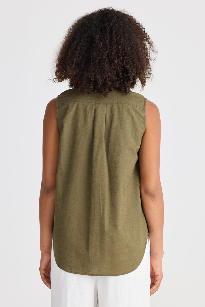 Bazzar Top - Khaki