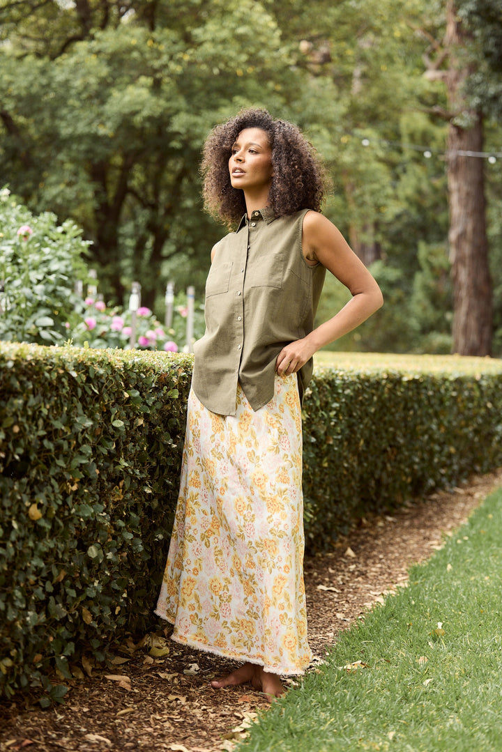 Bazzar Top - Khaki