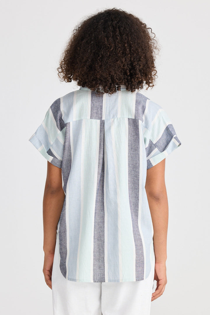 Dune Shirt - Tulip Stripe