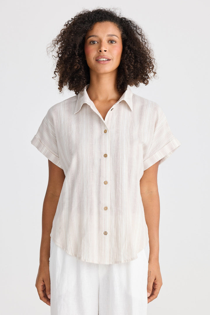 Dune Shirt - Tuscan Stripe